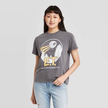 Nbcuniversal Women's Nbc Universal Et Short Sleeve Graphic T-shirt - Gray