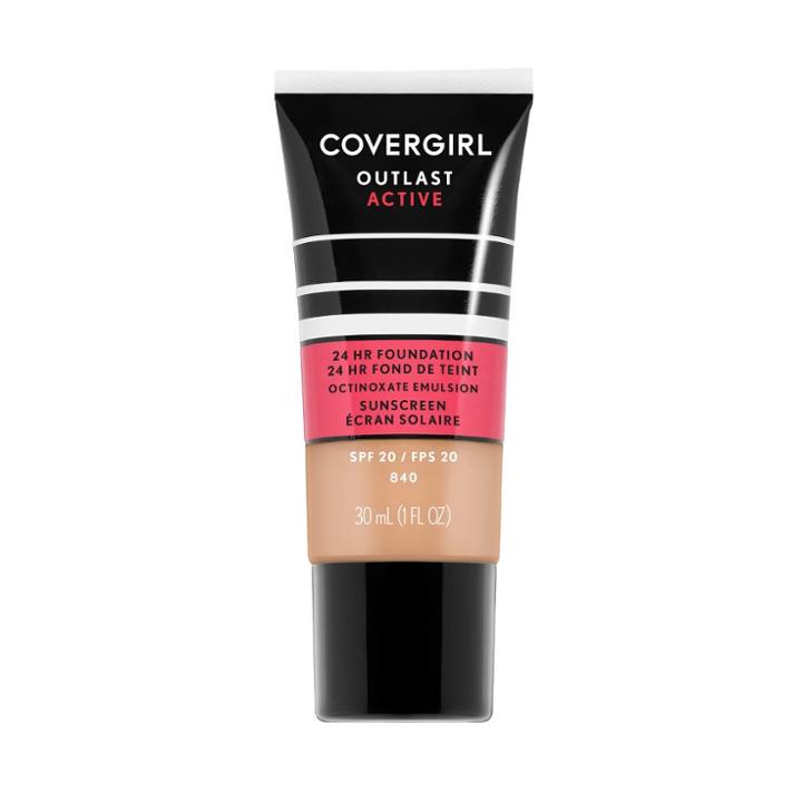 Covergirl Outlast Active Foundation 840 Natural Beige - 1 Fl Oz,
