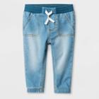 Baby Boys' Knit Repreve Jeans Walter Wash - Cat & Jack Blue
