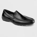 Men's Deer Stags Wide Width Drive Slip-on Moc Loafers - Black 8.5w,