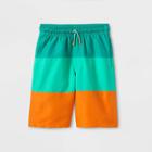 Plusboys' Colorblock Swim Trunks - Cat & Jack Green