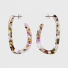 Half Hoop Earrings - A New Day White