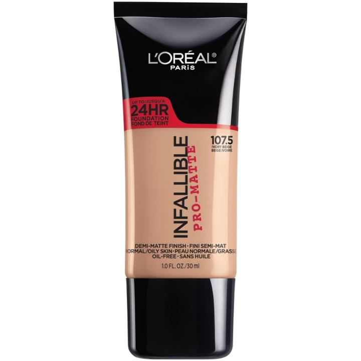L'oreal Paris Infallible Pro-matte Foundation 107.5 Ivory Beige