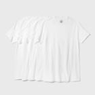 Men's Short Sleeve 4+1 Bonus Pack Crew-neck T-shirt - Goodfellow & Co White