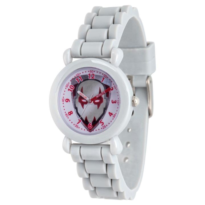 Boys' Marvel Guardians Of The Galaxy Evergreen Drax Plastic Time Teacher Watch - Gray