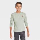 Boys' Skeleton Hand Rose Long Sleeve Graphic T-shirt - Art Class