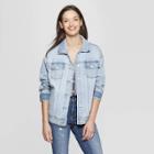 Women's Long Sleeve Denim Trucker Jeans Jacket - Universal Thread