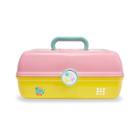 Caboodles On The Go Girl Cosmetic Bag - Pink And Yelllow