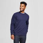 Target Men's Standard Fit Fleece Crew Neck Sweatshirt - Goodfellow & Co Navy (blue)