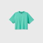 Women's Short Sleeve Boxy T-shirt - Wild Fable Green