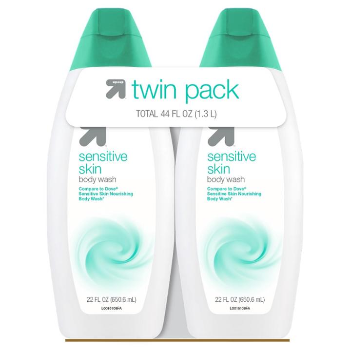 Up & Up Sensitive Skin Body Wash - 2pk - 22oz - Up&up (compare To Dove Sensitive Skin Nourishing Body Wash)