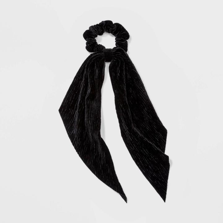 Texture Velvet Tail Hair Twister - A New Day Black