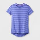 Girls' Super Soft Tech T-shirt - C9 Champion Lavender/blue