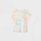 Maternity Tie-dye Short Sleeve Scoop Neck T-shirt - Isabel Maternity By Ingrid & Isabel