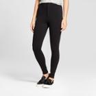 Women's Front Seam Ponte Pants - A New Day Black