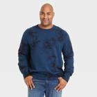 Men's Tall Standard Fit Crewneck Sweatshirt - Goodfellow & Co Navy