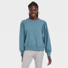 Women's Fleece Sweatshirt - A New Day Blue