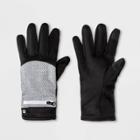 Women's Reflective Zipper Pocket Glove - C9 Champion Black S/m, Size: Small/medium, Black Gray