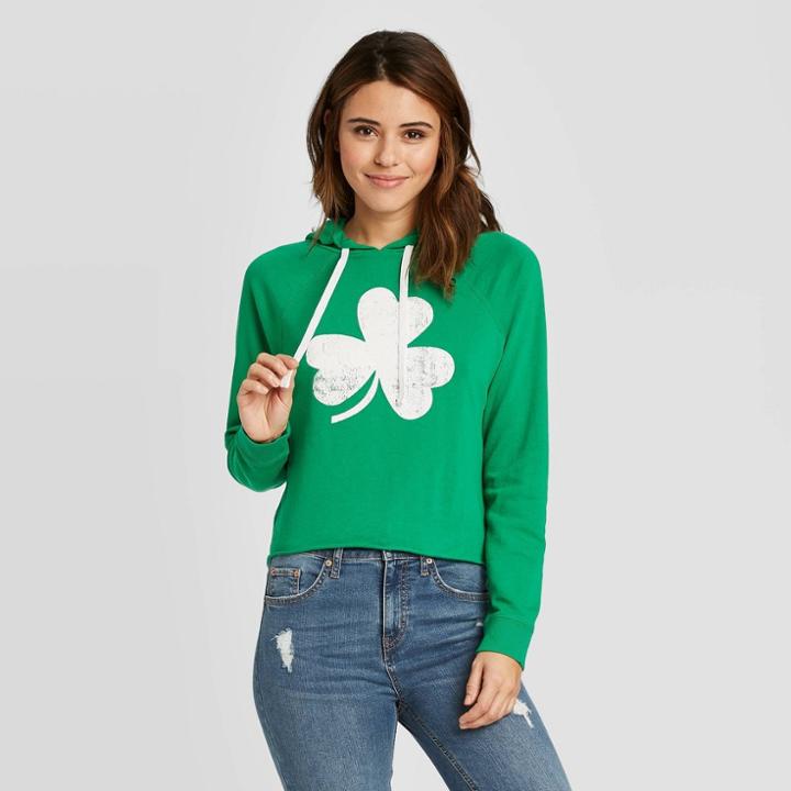 Women's Clover Sweatshirt - Grayson Threads (juniors') - Green