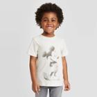 Toddler Boys' Disney Mickey Sketched T-shirt - Oatmeal Heather 12m, Boy's, Beige