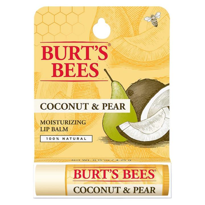 Burt's Bees Coconut And Pear Lip Balm Blister Box