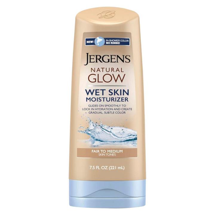 Jergens Natural Glow Wet Skin Moisturizer Fair/medium