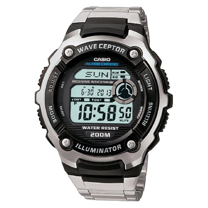 Casio Men's Atomic Timekeeping Watch - Silver (wv200da-1a), Size: