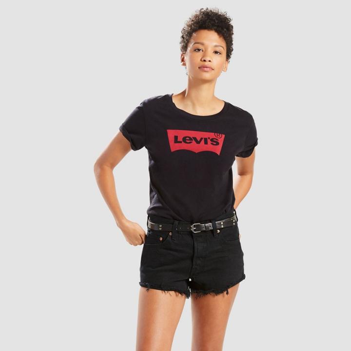Levi's Women's Perfect Logo T-shirt - Black