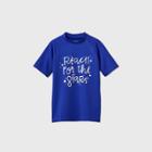 More Than Magic Petitegirls' Short Sleeve Raglan Rash Guard Swim Shirt - More Than