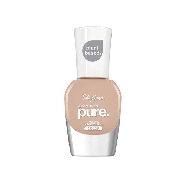 Sally Hansen Nail Polish Good. Kind. Pure. 140 Almond Tan - 0.33 Fl Oz, Brown Tan