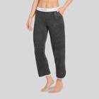 Jockey Generation Women's Retro Vibes Ribbed Pajama Pants - Charcoal Heather