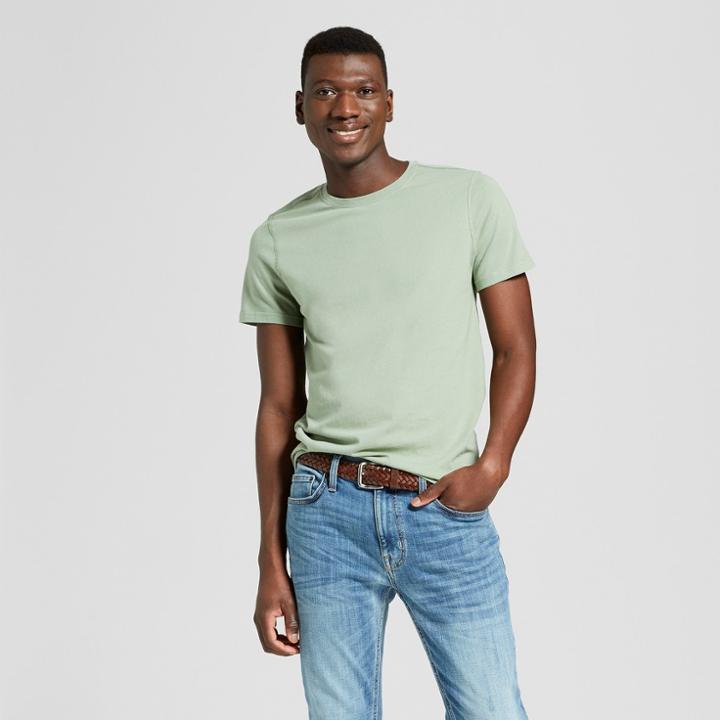 Men's Standard Fit Short Sleeve Sensory Friendly Crew T-shirt - Goodfellow & Co Pioneer