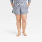 Women's Plus Size French Terry Shorts - All In Motion Azure