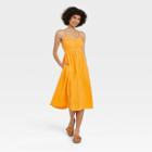 Women's Sleeveless Tie-back A-line Dress - Universal Thread Yellow