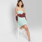 Women's Sleeveless Smocked Tiered Gingham Dress - Wild Fable Green