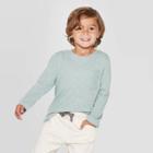Toddler Boys' Long Sleeve T-shirt - Cat & Jack Green 3t, Boy's,