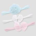 Baby Girls' 3pk Headwraps - Just One You Made By Carter's One Size,
