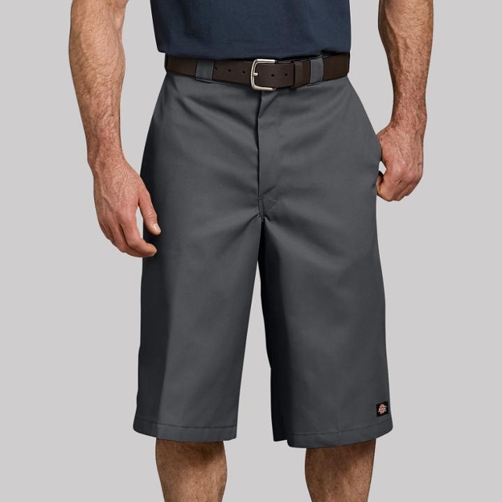 Dickies Men's 16 Big & Tall Trouser Shorts - Gray