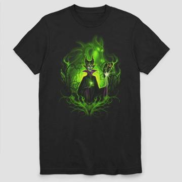Disney Men's Maleficent Dark Fairy Short Sleeve Graphic T-shirt - Black S, Men's,