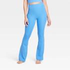 Women's Brushed Sculpt Ultra High-rise Flare Leggings - All In Motion Vibrant Blue Xxs