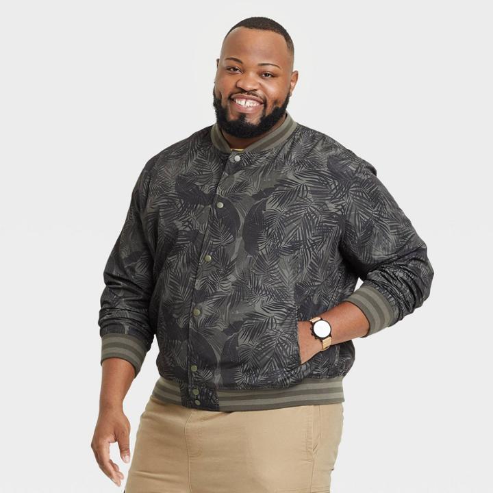 Men's Big & Tall Lightweight Bomber Jacket - Goodfellow & Co