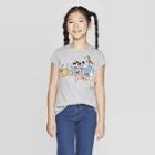 Disney Girls' Mickey Mouse & Friends Short Sleeve T-shirt - Heather Gray