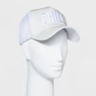 Women's Chill Trucker Baseball Hat - Mossimo Supply Co. White,