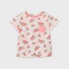 Petitetoddler Girls' Short Sleeve Watermelon T-shirt - Cat & Jack Pink
