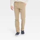Men's Big & Tall Athletic Fit Hennepin Tech Chino Pants - Goodfellow & Co Beige