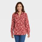 Women's Long Sleeve Button-down Shirt - Knox Rose