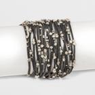 Beads With Fabric Bracelet (7.5) - Universal Thread Worn