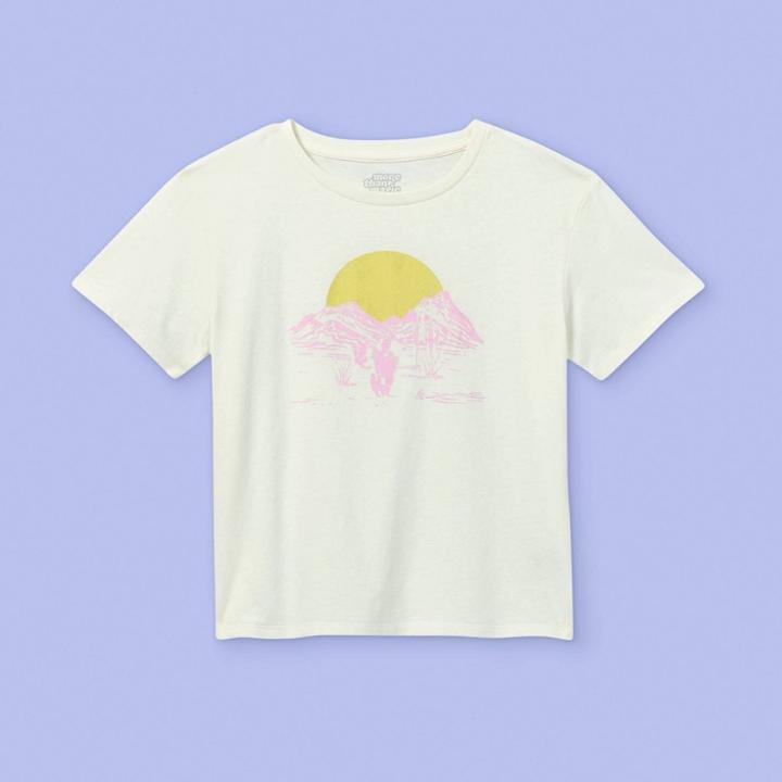 More Than Magic Girls' Desert Scene Graphic Short Sleeve T-shirt - More Than