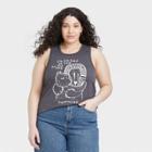 Modern Lux Women's Plus Size Cup Of Therapy Hug Graphic Tank Top - Gray