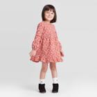 Toddler Girls' Floral Dress - Art Class Coral 12m, Toddler Girl's, Pink